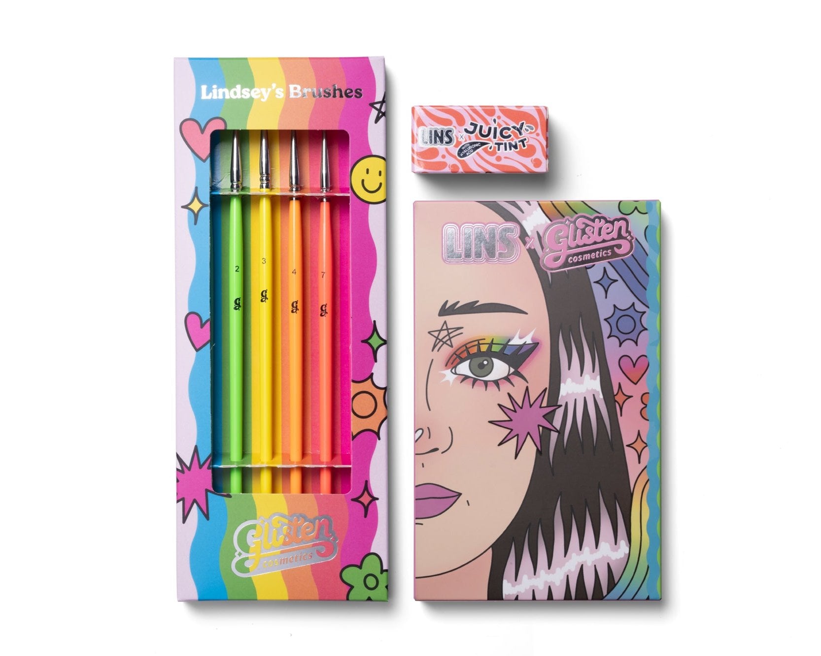 Lins X Glisten Cosmetics Bundle